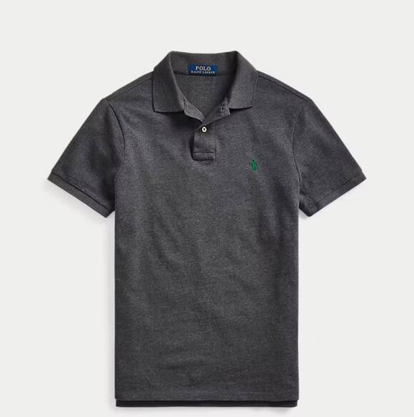 Polo by Ralph Lauren Other - Polo Ralph Lauren Charcoal Gray Polo Shirt Green Pony Logo
